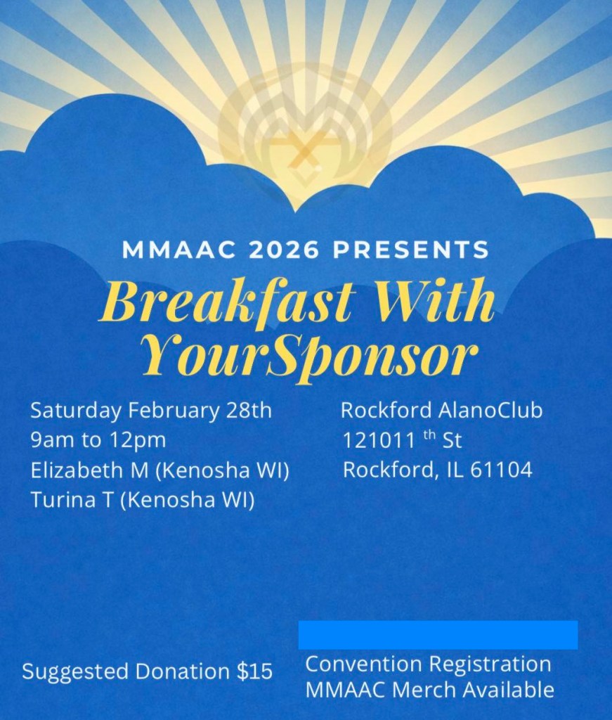 Breakfast With Your Sponsor - MMAAC 2026 – AA District 70 Alcoholics ...